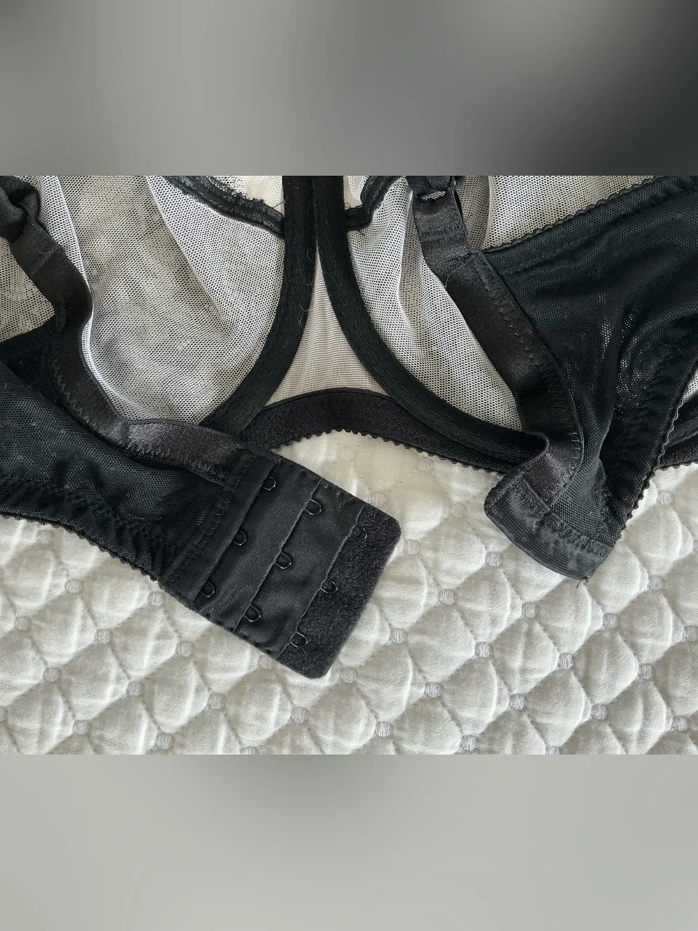 Wacoal Black Lace Retro Chic Underwire Bra 38DD